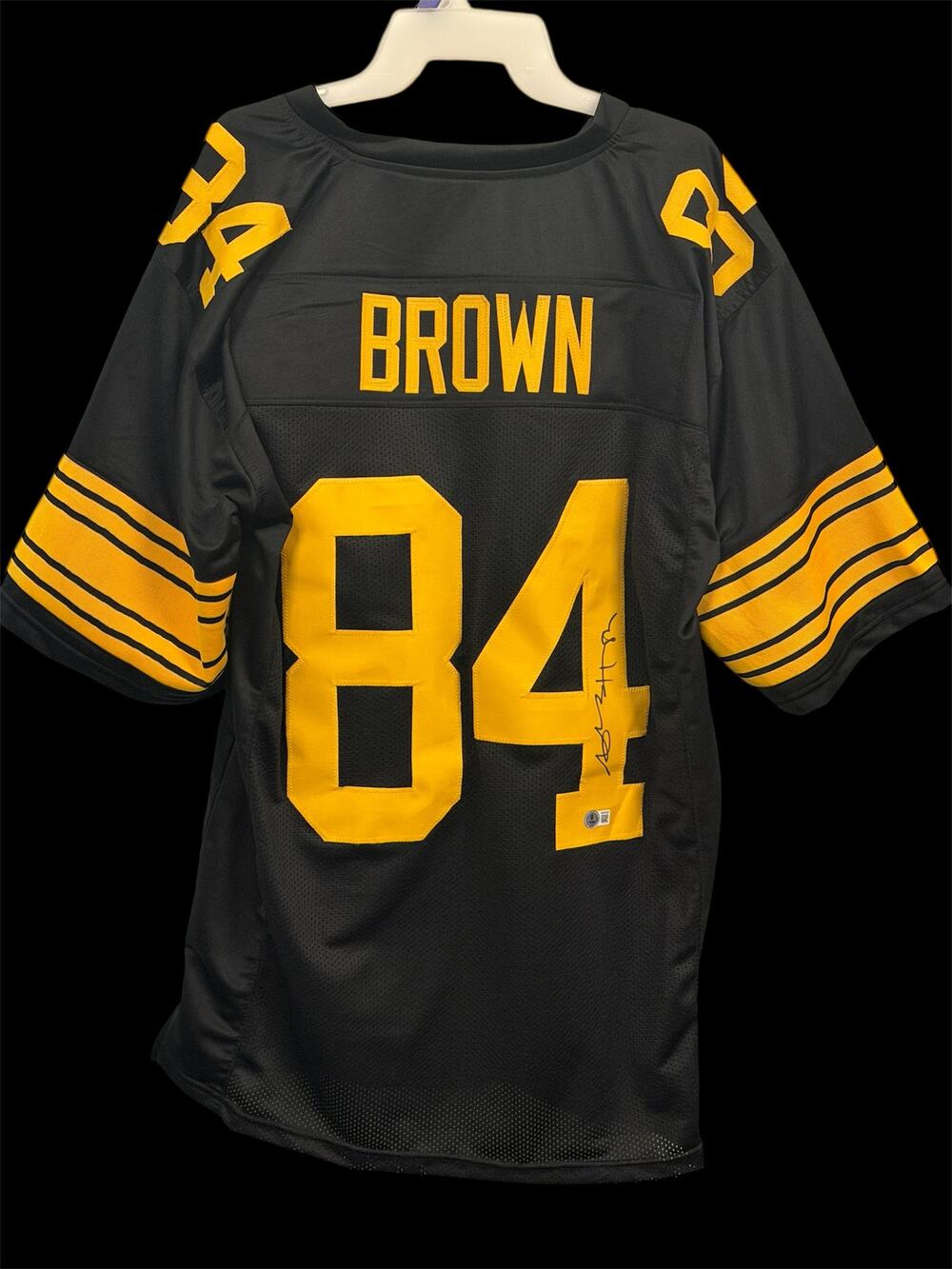 Antonio Brown Signed Black & Yellow Custom Jersey